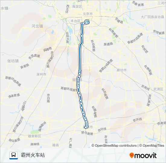 943快 Bus Line Map