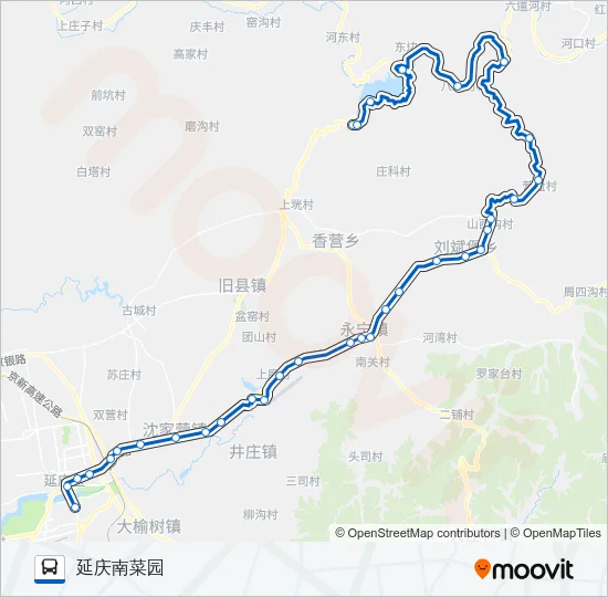Y13支 Bus Line Map