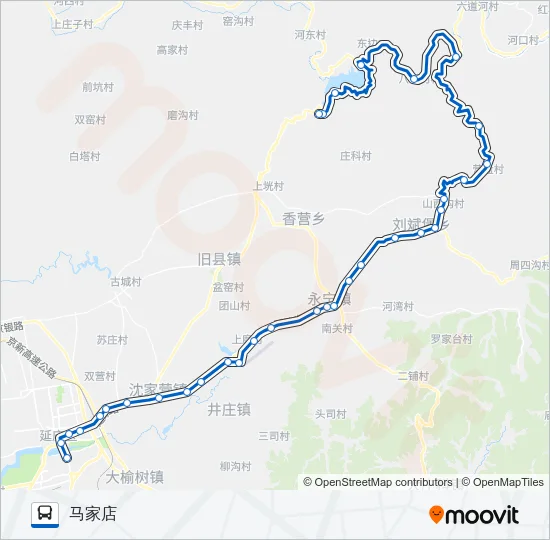 Y13支 Bus Line Map