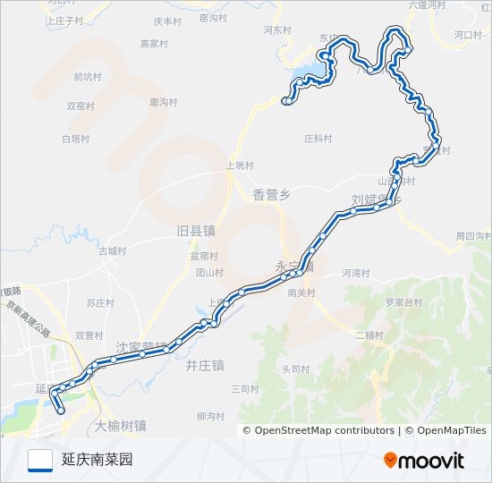 Y13支 bus Line Map