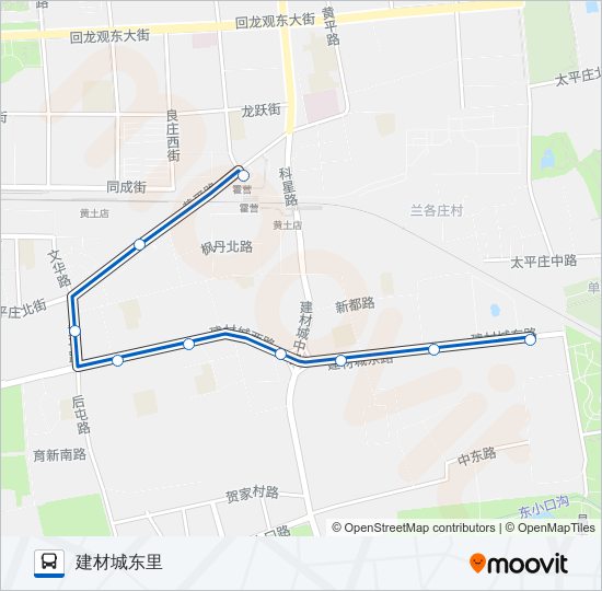 专104 bus Line Map