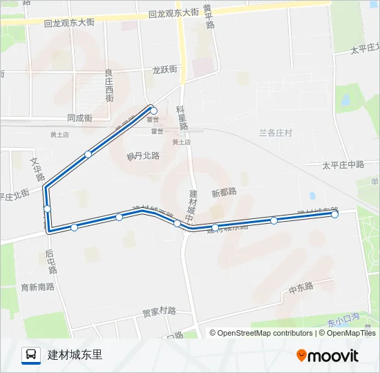 专104 Bus Line Map