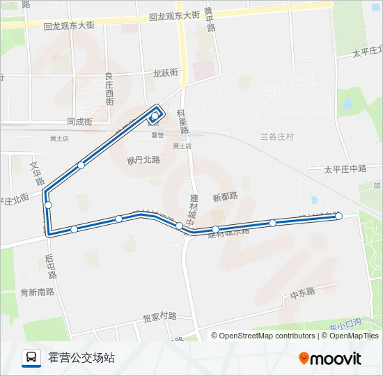 专104 Bus Line Map