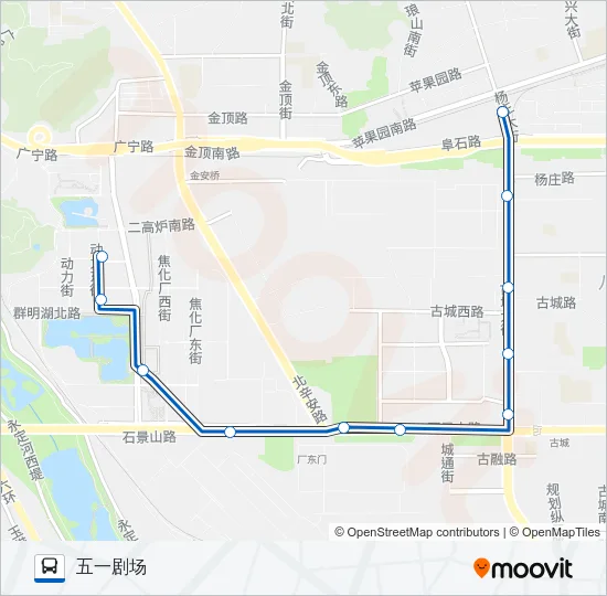 专108 Bus Line Map