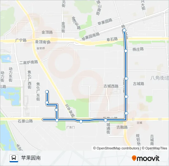专108 Bus Line Map