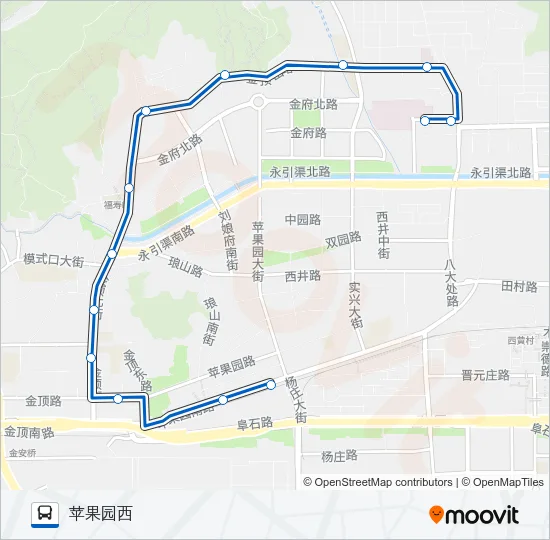 专109 Bus Line Map