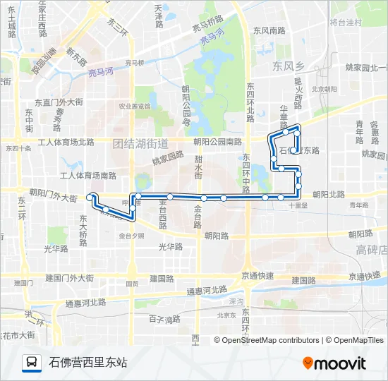专111 Bus Line Map