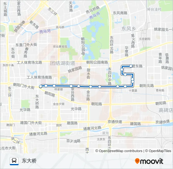 专111 Bus Line Map