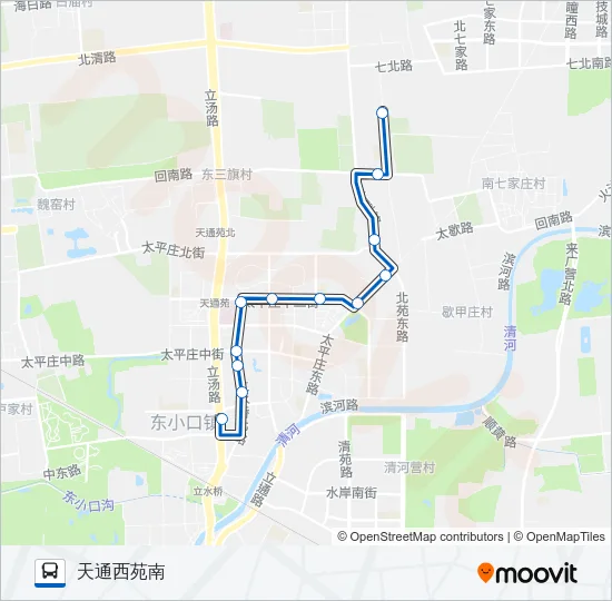 专117 Bus Line Map