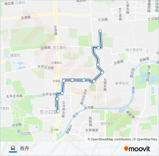 专117 Bus Line Map