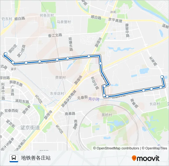 专122 Bus Line Map