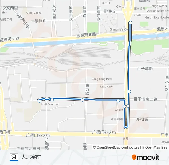 专164 Bus Line Map