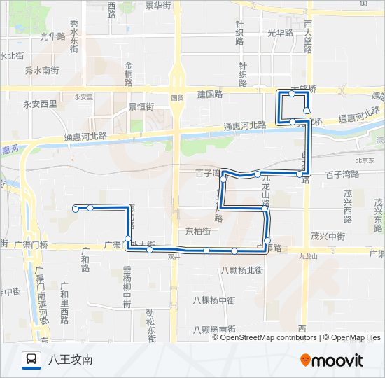 专165 bus Line Map