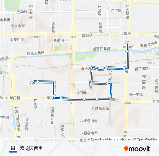 专165 Bus Line Map