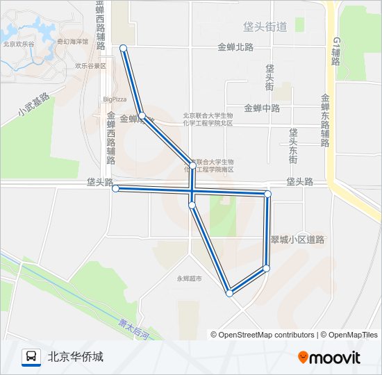 专166 bus Line Map