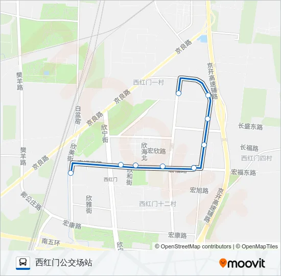 专169 Bus Line Map