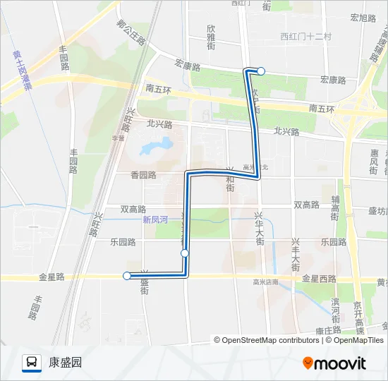临102 Bus Line Map