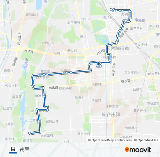 兴21支 Bus Line Map