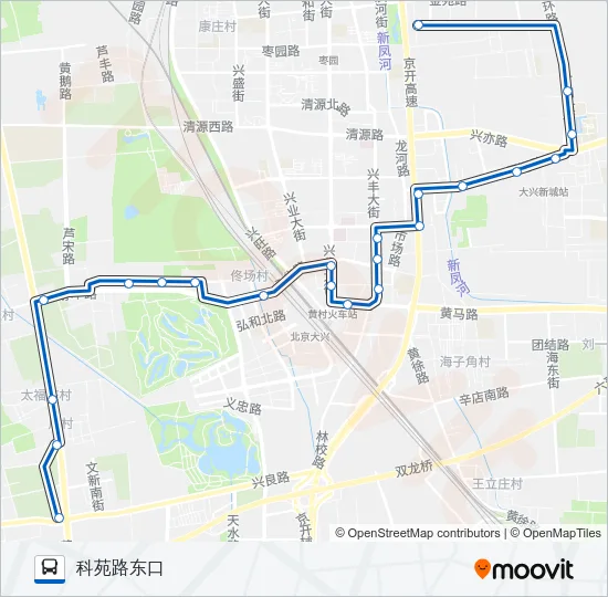 兴25支 Bus Line Map