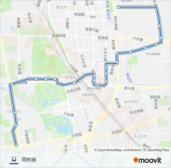 兴25支 Bus Line Map