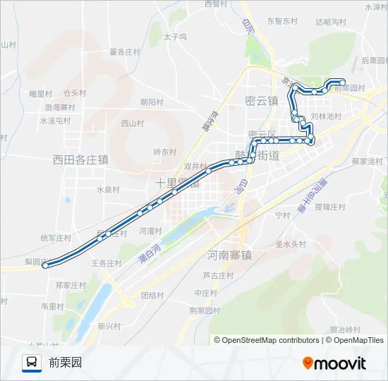 密6支线 Bus Line Map