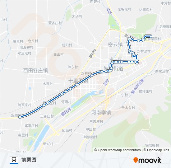 密6支线 bus Line Map