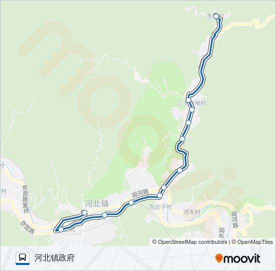 公交房14区路的线路图