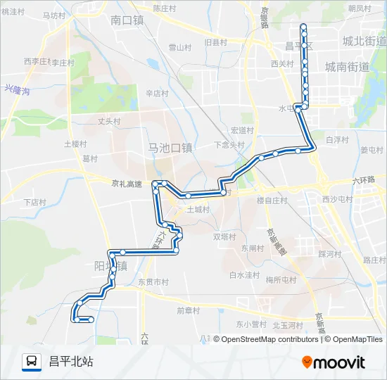 昌57支 Bus Line Map