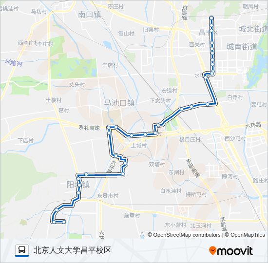 昌57支 bus Line Map