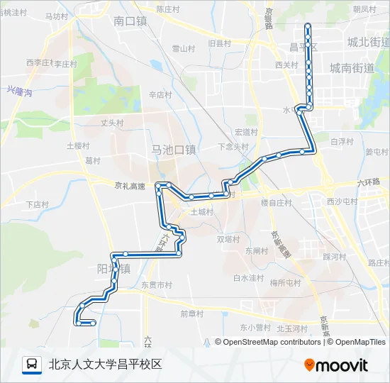 昌57支 Bus Line Map