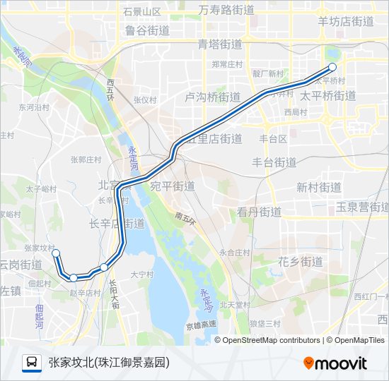 公交321区间路的线路图