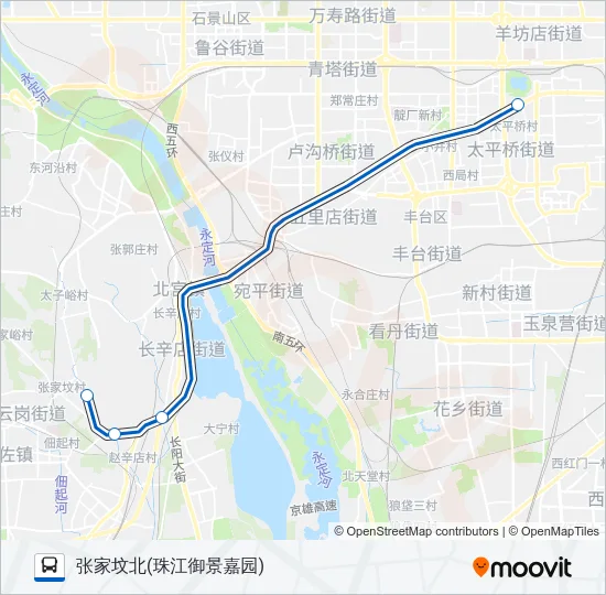 321区间 Bus Line Map