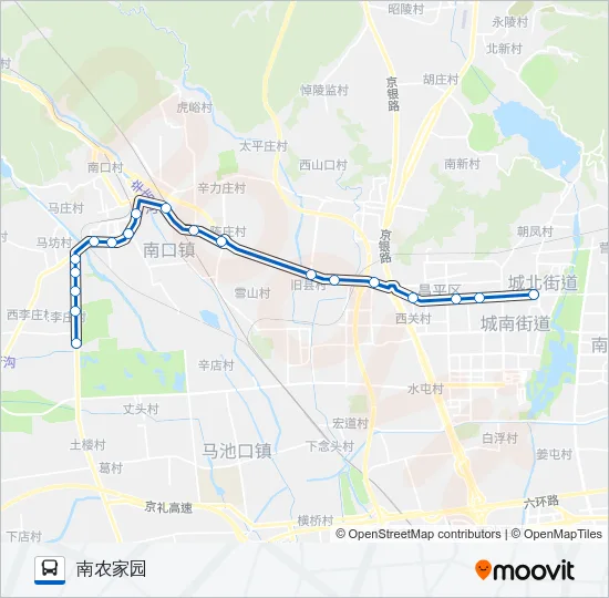 357区间 Bus Line Map