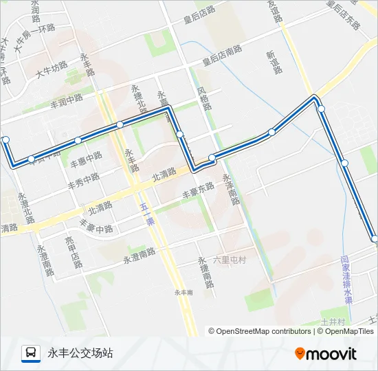 365区间 Bus Line Map