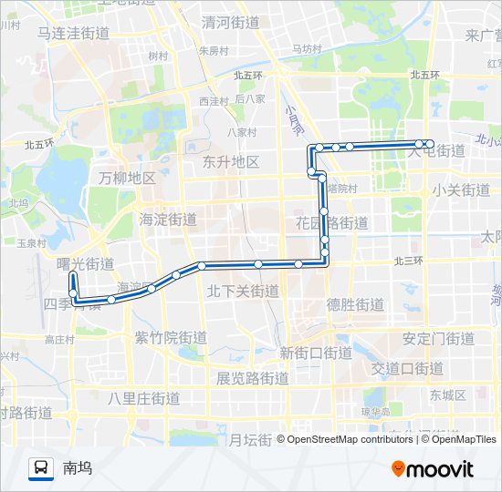 425快车 bus Line Map