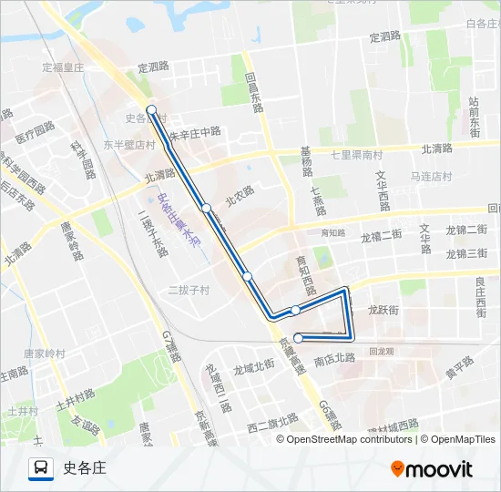 519区间 Bus Line Map