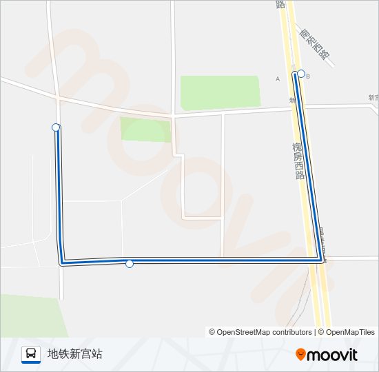 529临线 bus Line Map