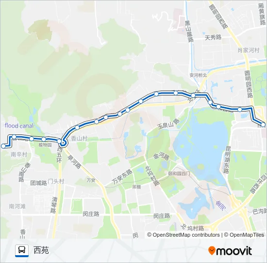 563区间 Bus Line Map