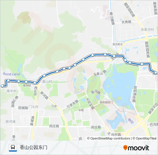 563区间 Bus Line Map