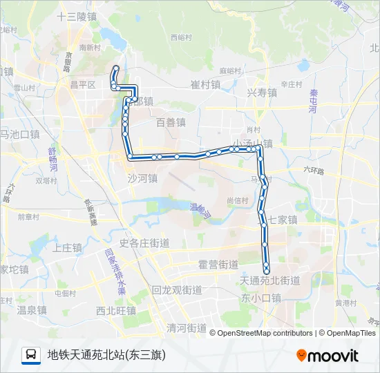 643区间 Bus Line Map