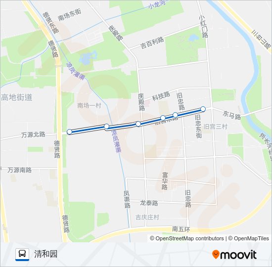 652区间 Bus Line Map