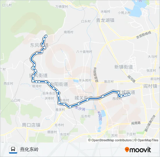 831区间 Bus Line Map