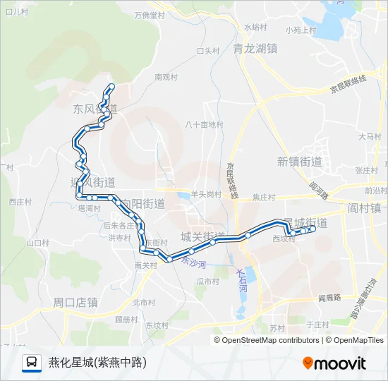 831区间 Bus Line Map