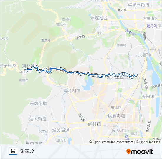 833定班 bus Line Map