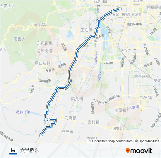 838直达 Bus Line Map