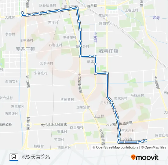 844区间 Bus Line Map