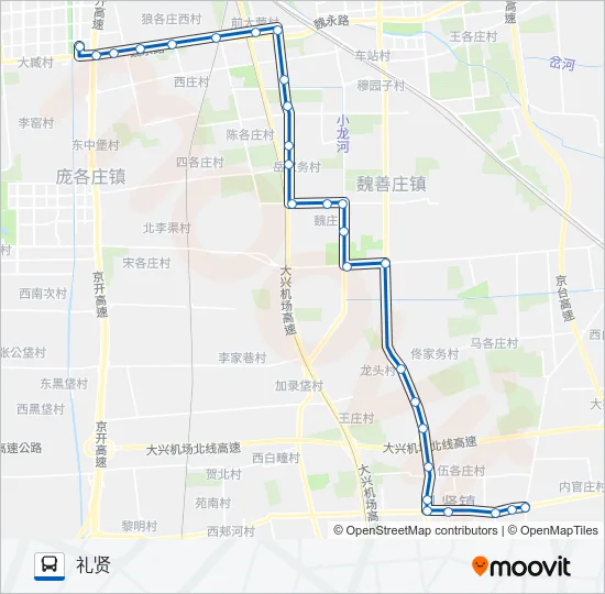 844区间 Bus Line Map