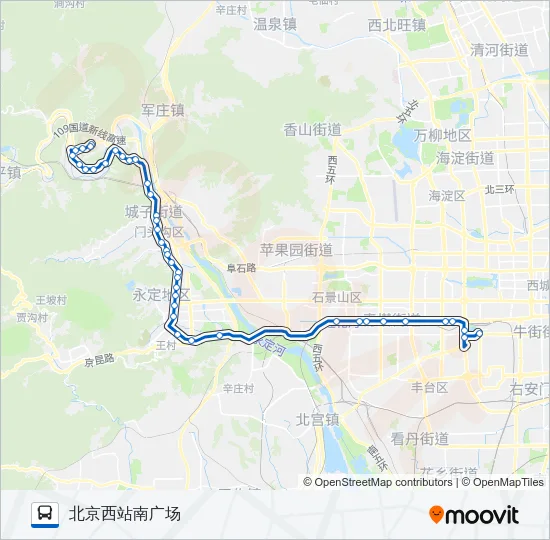 890担礼 Bus Line Map