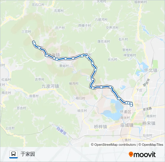 916三岔 Bus Line Map