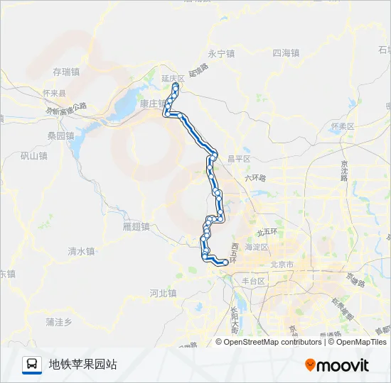 919专线 Bus Line Map